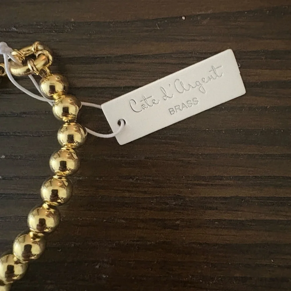 NEW Cate d’Argent Gold Heart Bracelet